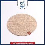 زیر بشقابی قیطون دوزی گرد ارغوان رهاگالری - تصویر 4