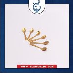 قاشق قهوه استیل طلایی سورنا