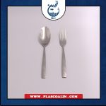 قاشق و چنگال غذا خوری استیل براق سورنا - تصویر 2