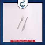 کارد و چنگال میوه خوری استیل براق سورنا