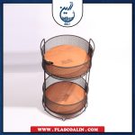 جا سیب زمینی و پیاز فلزی گرد آرتا هدیه - تصویر 2
