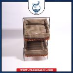 سبد سیب و پیاز حصیری و فلزی دو طبقه مدرسی - تصویر 2