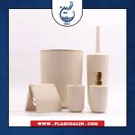 ست بهداشتی 6 پارچه بادبزنی همارا مدل زبرا - تصویر 4