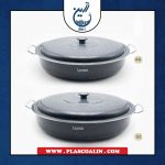 تابه گرانیتی دو دسته لاوان مدل تیتان سایز بزرگ