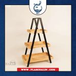 استند چوب و فلز سه طبقه کاریزما بی وی کی
