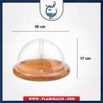 طرف کیک اکرولیک کف چوبی لیمون - تصویر 2