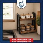 استند چوبی دو رنگ متوسط افرا