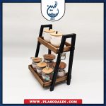 استند چوبی دو رنگ متوسط افرا - Image 4