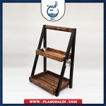 استند چوبی دو رنگ بزرگ افرا - Image 3