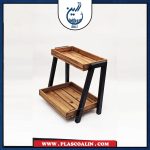 استند چوبی دو رنگ کوچک افرا - Image 2
