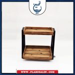 استند چوبی دو رنگ کوچک افرا - Image 3