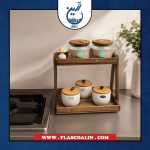 استند چوبی ساده کوچک افرا