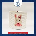 سطل قیطون دوزی طرح خرگوش رها گالری