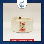 باکس گرد قیطون دوزی طرح خرگوش رها گالری
