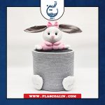 سطل قیطون دوزی عروسک خرگوش رها گالری