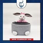 باکس گرد قیطون دوزی عروسک خرگوش رها گالری