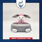 جا دستمال قیطون دوزی عروسک خرگوش رها گالری
