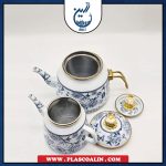 کتری و قوری لعابی طرح بلبل یونی هوم - Image 4