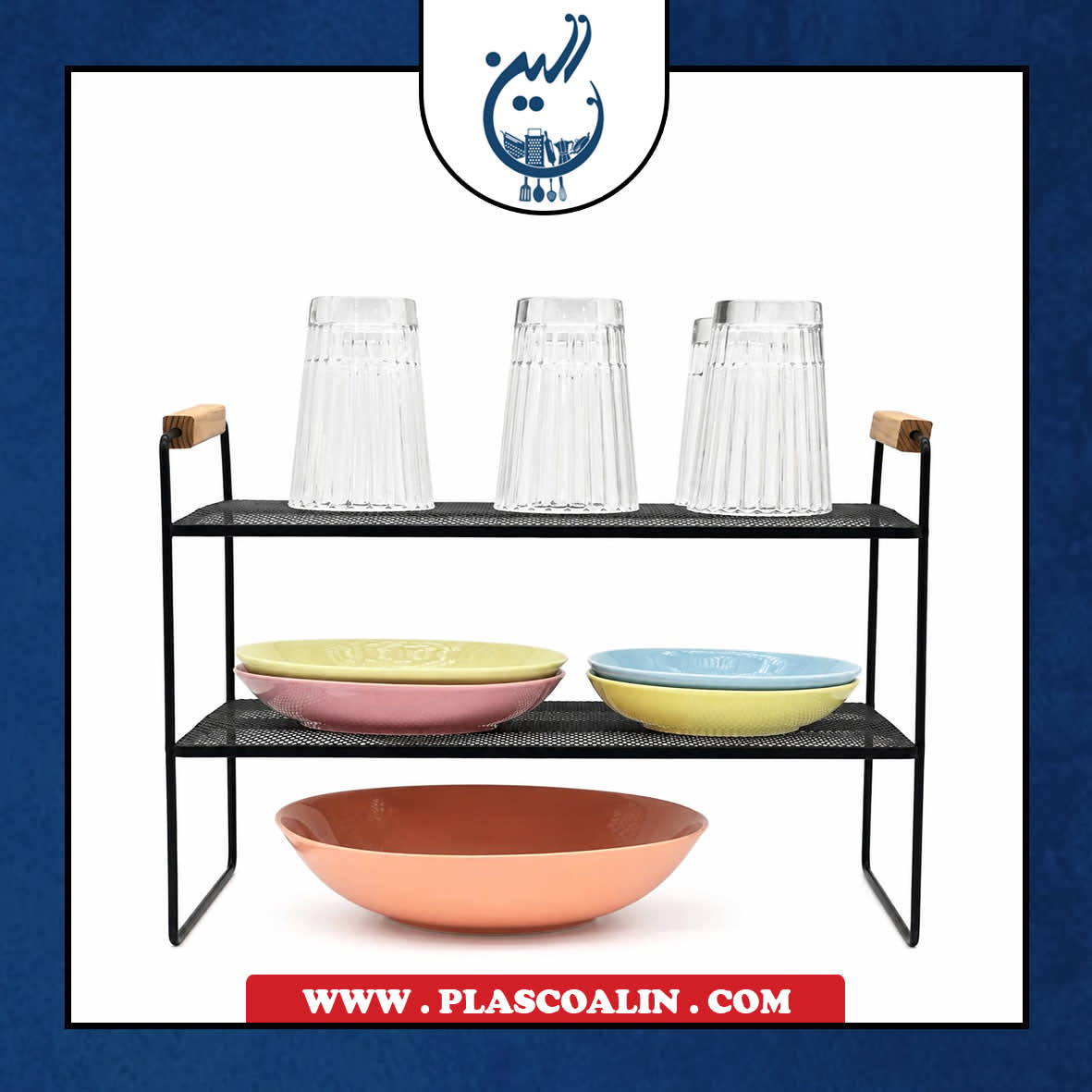 راف 10 راف توری فلزی دو طبقه دامون - Image 1