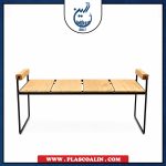 راف فلزی چوبی یک طبقه دامون - Image 2