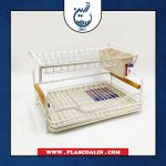 جا ظرفی 2 طبقه سفید یونیک 2840