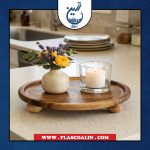 رایزر چوبی سه پایه گرد آفرینش